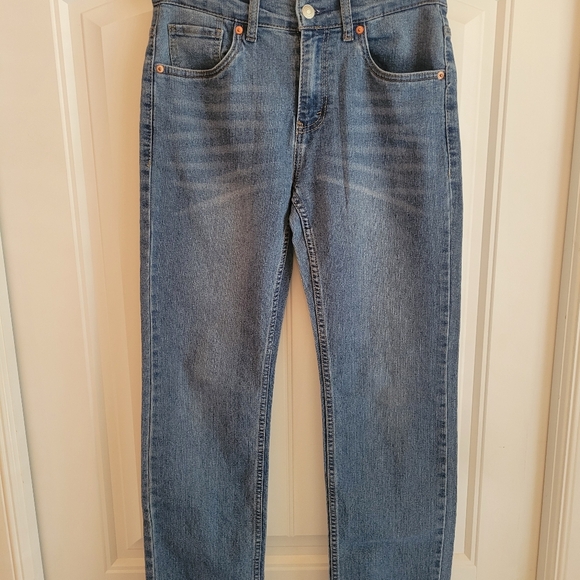 Levi's Denim - Womens Levi's Performance 514 Straight Blue Denim Jeans Size 16 Reg.